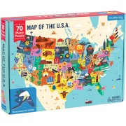 Map of the USA Pussel 70 bitar